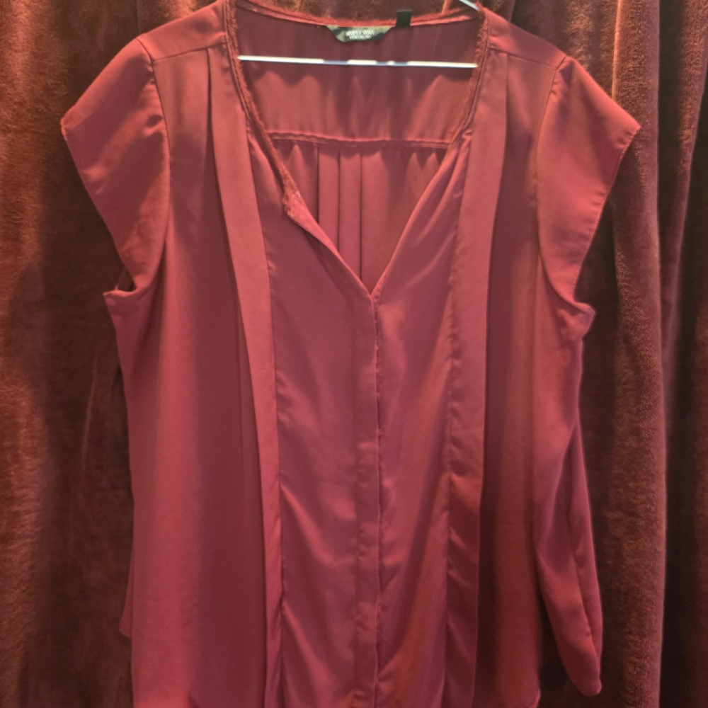 Simply Vera Vera Wang Red Blouse